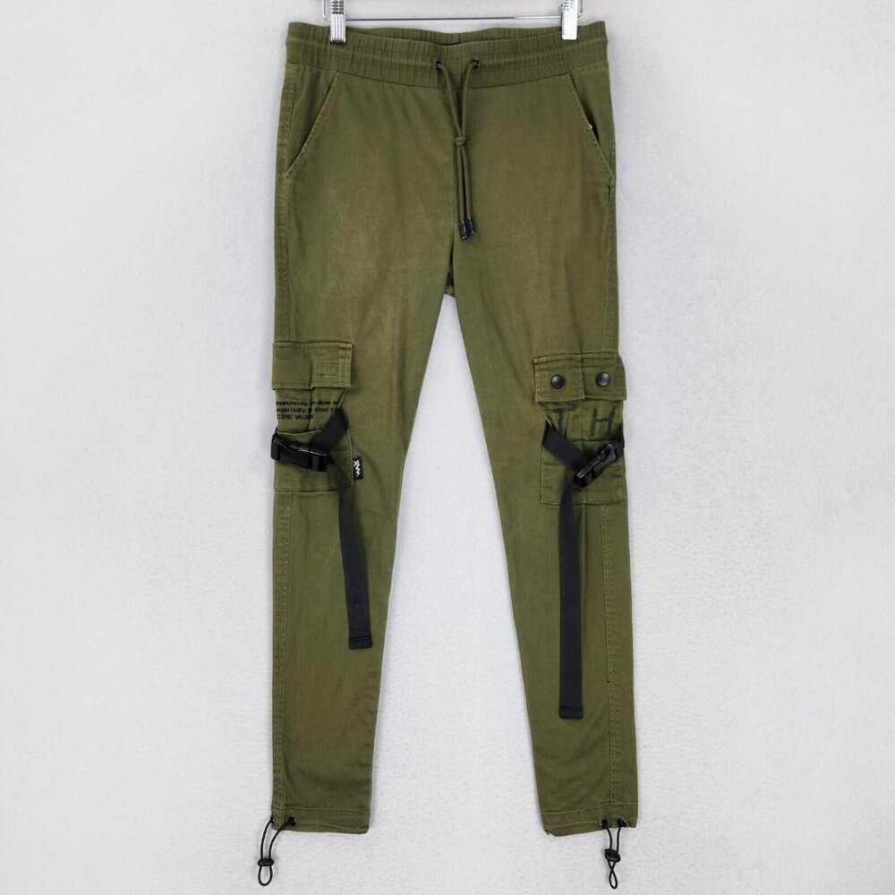The Hideout Clothing Pants Mens Small Green Electric Vacation Cargo Technical